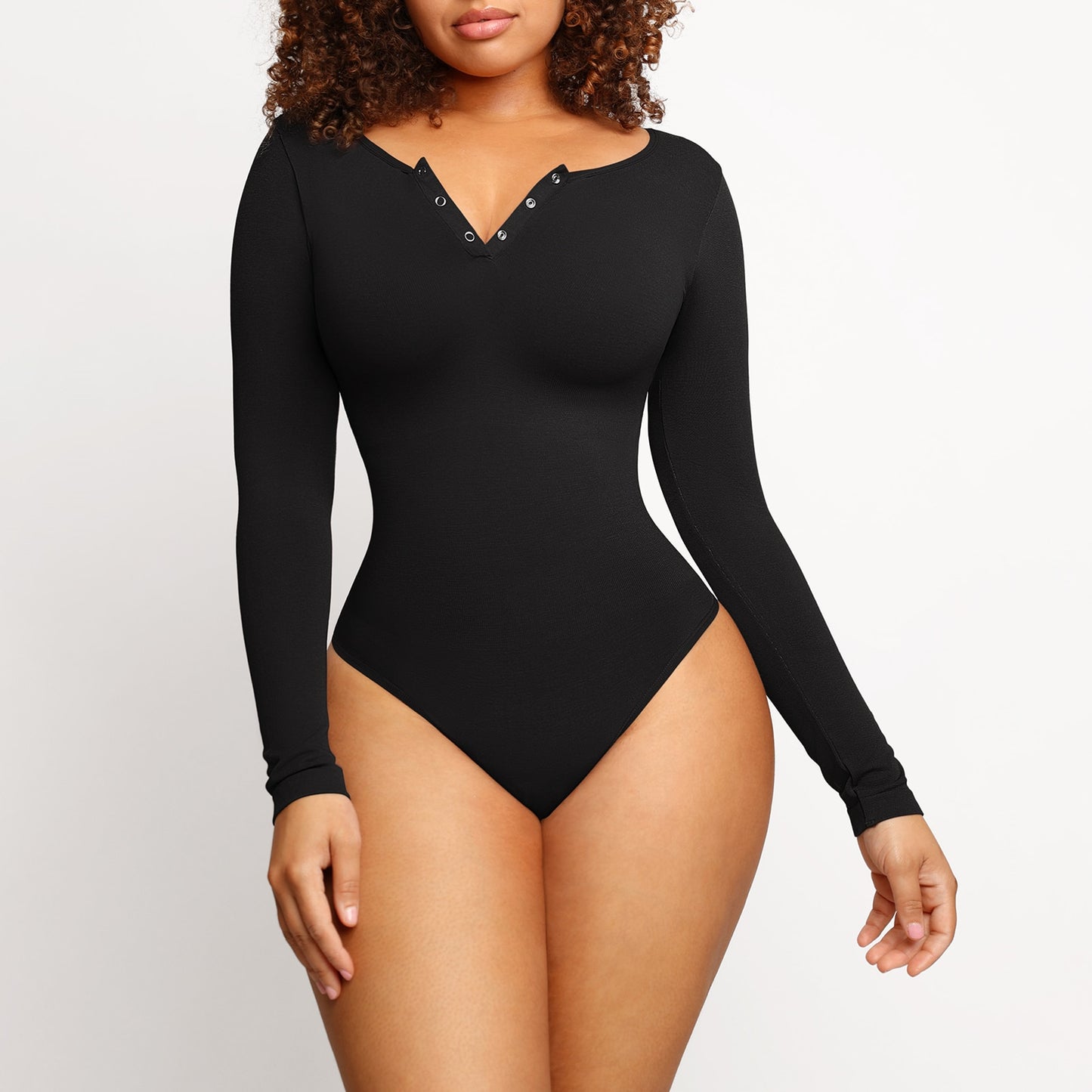 Essential Sculpt Button-Down Bodysuit