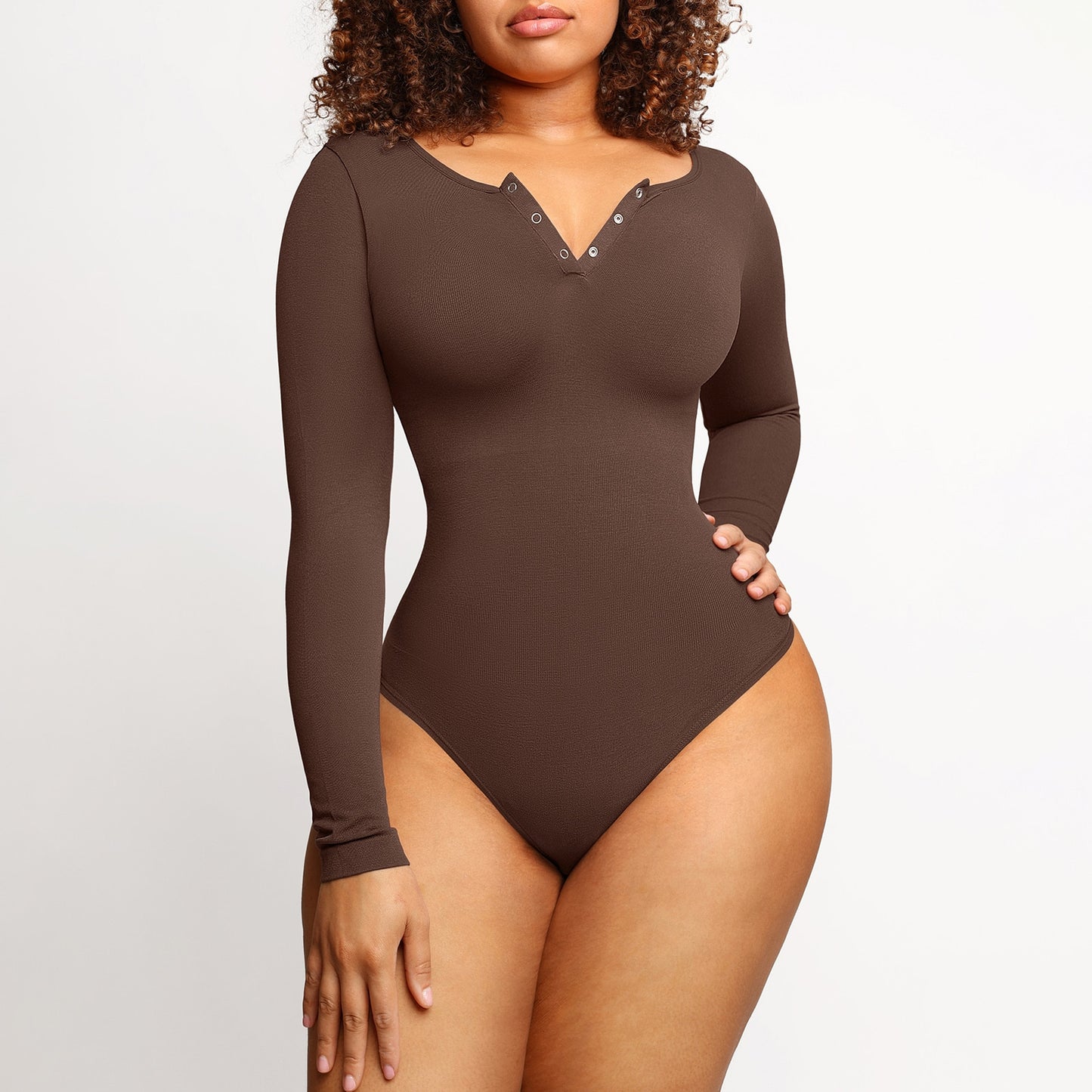 Essential Sculpt Button-Down Bodysuit