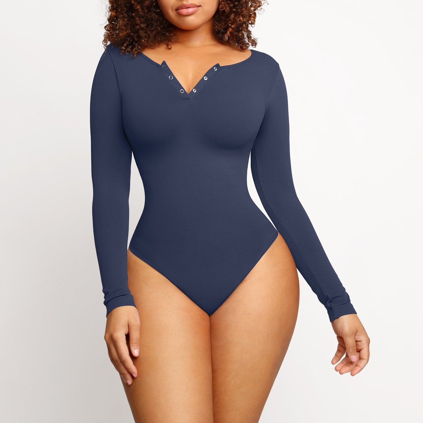 Essential Sculpt Button-Down Bodysuit